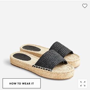 Raffia Slip on Espadrilles